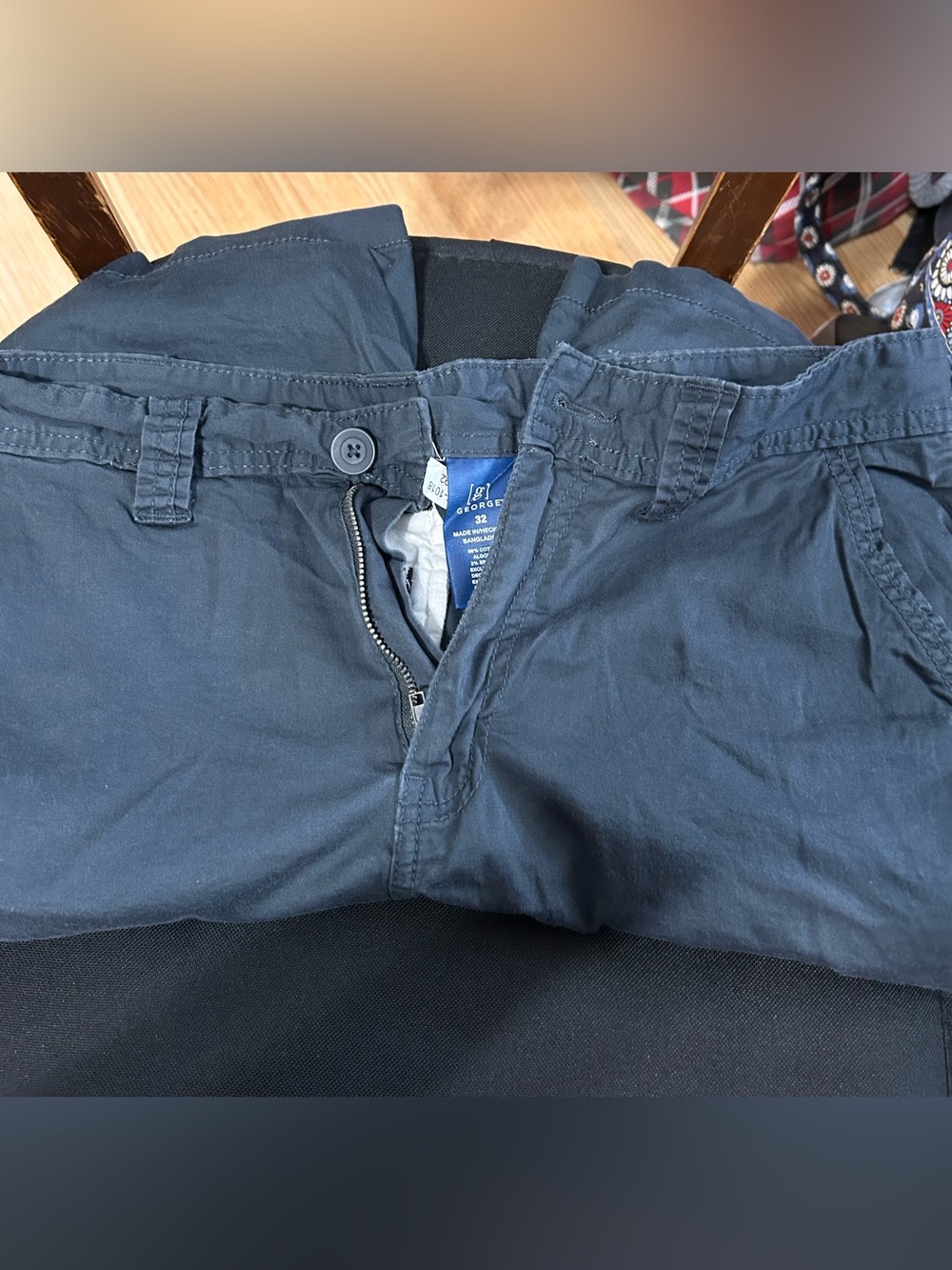 George Men’s Navy Cargo Shorts